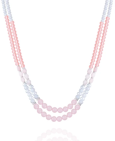 T Tahari Women's Lovely Baubles Beaded Statement Necklace