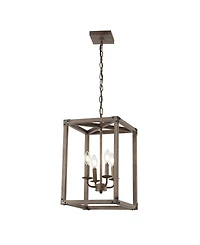 Jonathan Y Magnolia -Light Adjustable Rustic Farmhouse Led Pendant