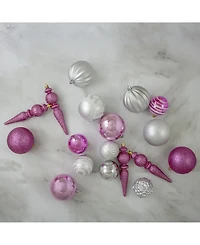 Northlight 75 Count and Shatterproof 3-Finish Christmas Ball Ornaments