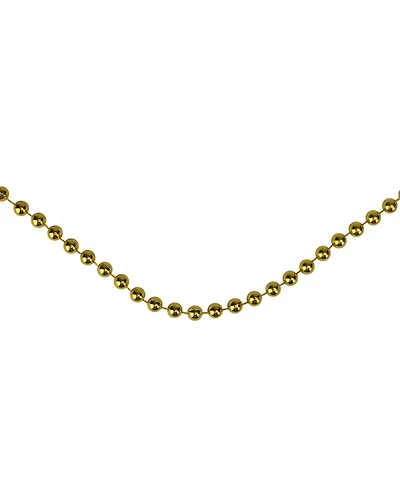 Northlight Metallic Beaded Christmas Garland-Unlit