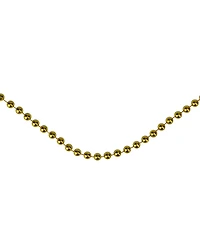 Northlight Metallic Beaded Christmas Garland-Unlit