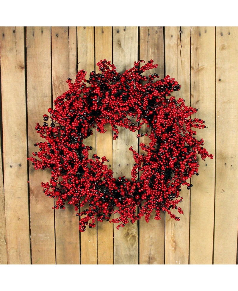 Northlight Artificial Berry Christmas Wreath-Unlit
