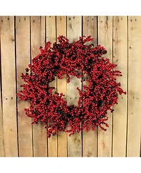 Northlight Artificial Berry Christmas Wreath-Unlit