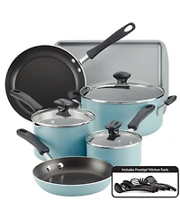 Farberware Cookstart 15-Pc DiamondMax Nonstick Cookware Set
