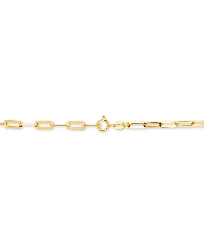 Giani Bernini Paperclip Link 18" Chain Necklace 18k Gold-Plated Sterling Silver or Silver, Created for Macy's