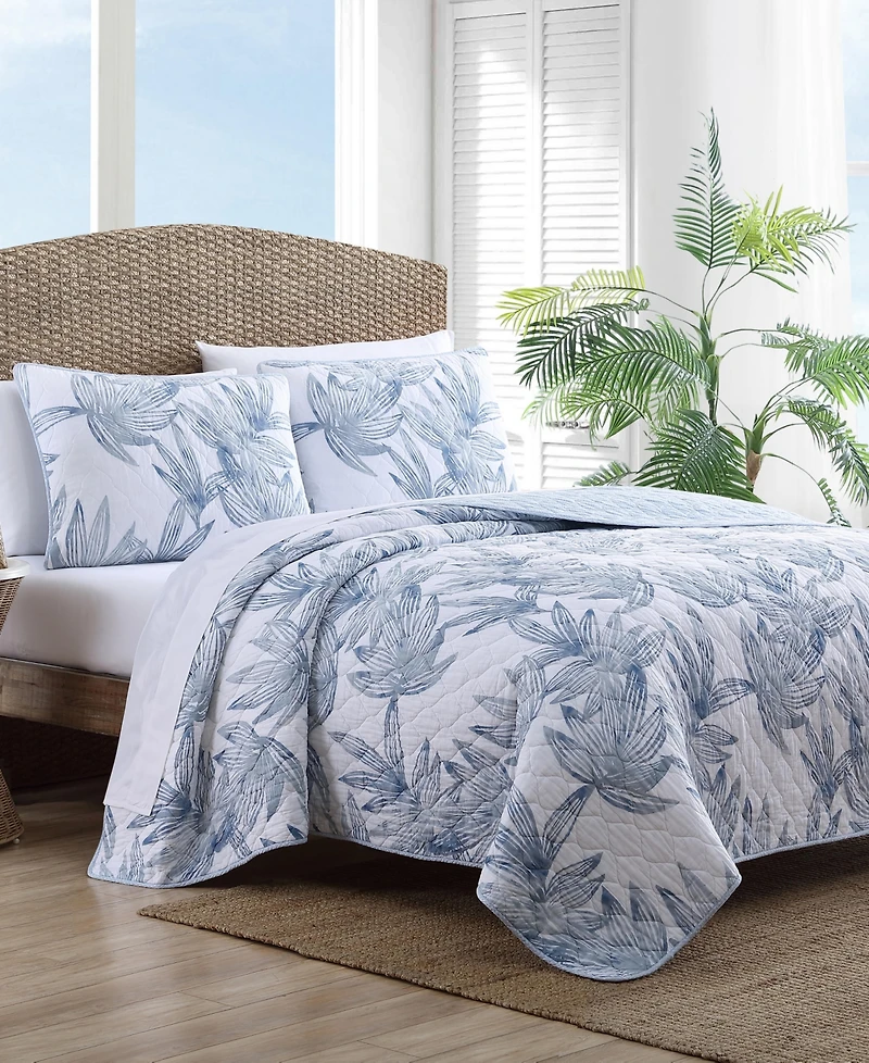Tommy Bahama Home Kayo Reversible 3-Pc. Quilt Set, Full/Queen