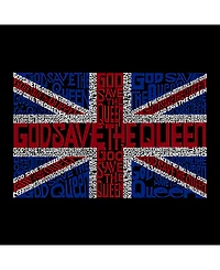 La Pop Art Men's Word God Save The Queen Crewneck Sweatshirt