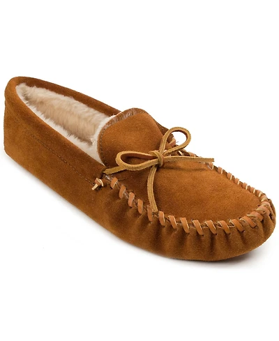 Minnetonka Men's Pile Lined Soft Sole Slippers