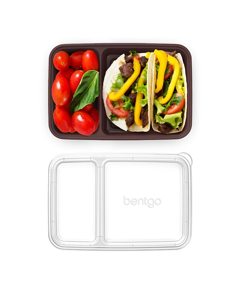 Bentgo Food Prep 2-Compartment Food Storage Containers, Pack of 10