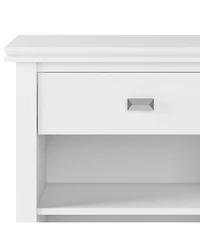 Simpli Home Artisan Solid Wood Bedside Table