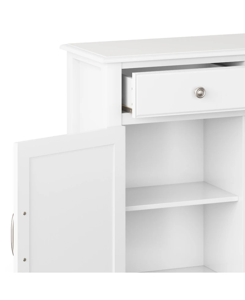 Simpli Home Connaught Solid Wood Entryway Storage Cabinet