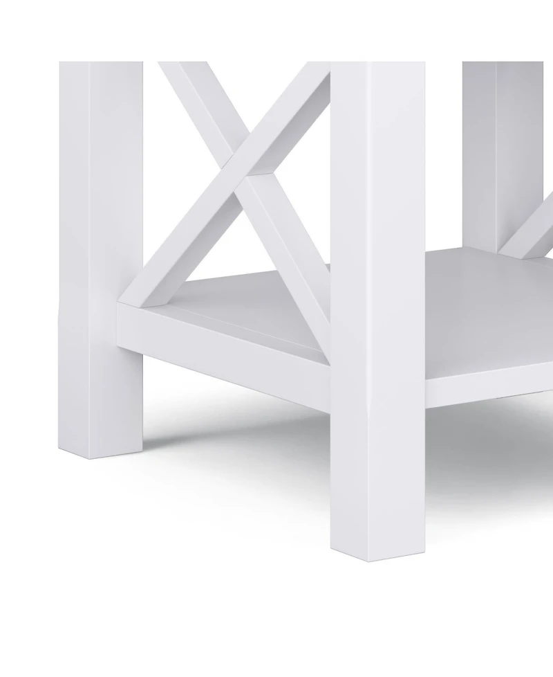 Simpli Home Kitchener Solid Wood End Table