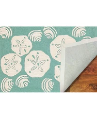 Liora Manne' Frontporch Shell Toss 2' x 5' Runner Rug