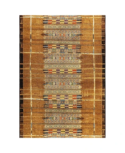 Liora Manne' Marina Tribal Stripe 4'10" x 7'6" Outdoor Area Rug