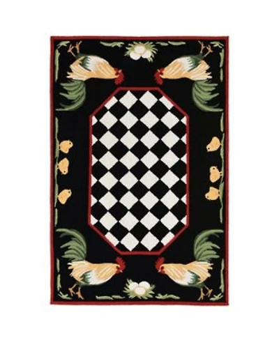 Liora Manne Frontporch Rooster Rug