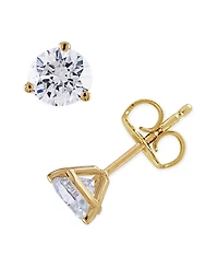 Diamond Stud Earrings (1/4 ct. t.w.) in 14k White or Yellow Gold