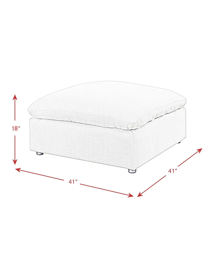 Picket House Furnishings Haven Ottoman