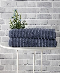 Ozan Premium Home Azure Turkish Cotton -Pc. Bath Towel Set
