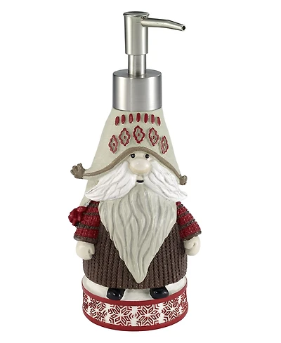 Avanti Christmas Gnomes Holiday Resin Soap/Lotion Dispenser