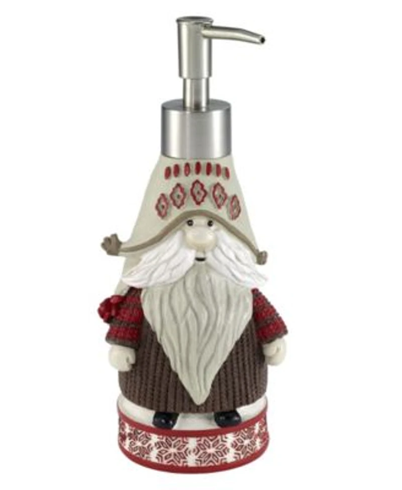Avanti Christmas Gnomes Holiday Resin Bath Accessories