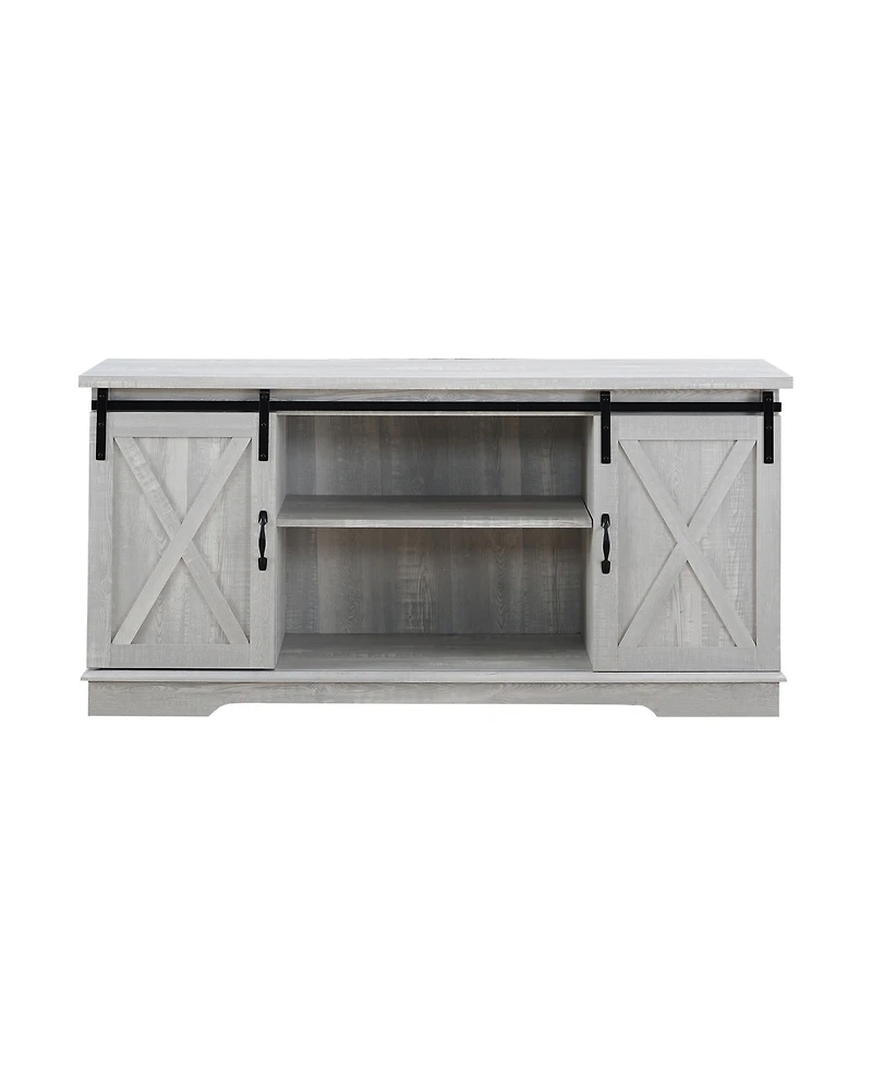 Walker Edison 58" Modern Farmhouse Wood Tv Stand