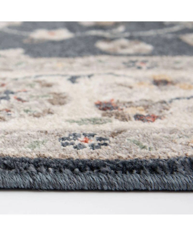 Closeout! Portland Textiles Cassandra Maneli Blue 5' x 7'3" Area Rug