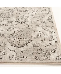 Closeout! Portland Textiles Alexia Tago Silver 5' x 7'3" Area Rug