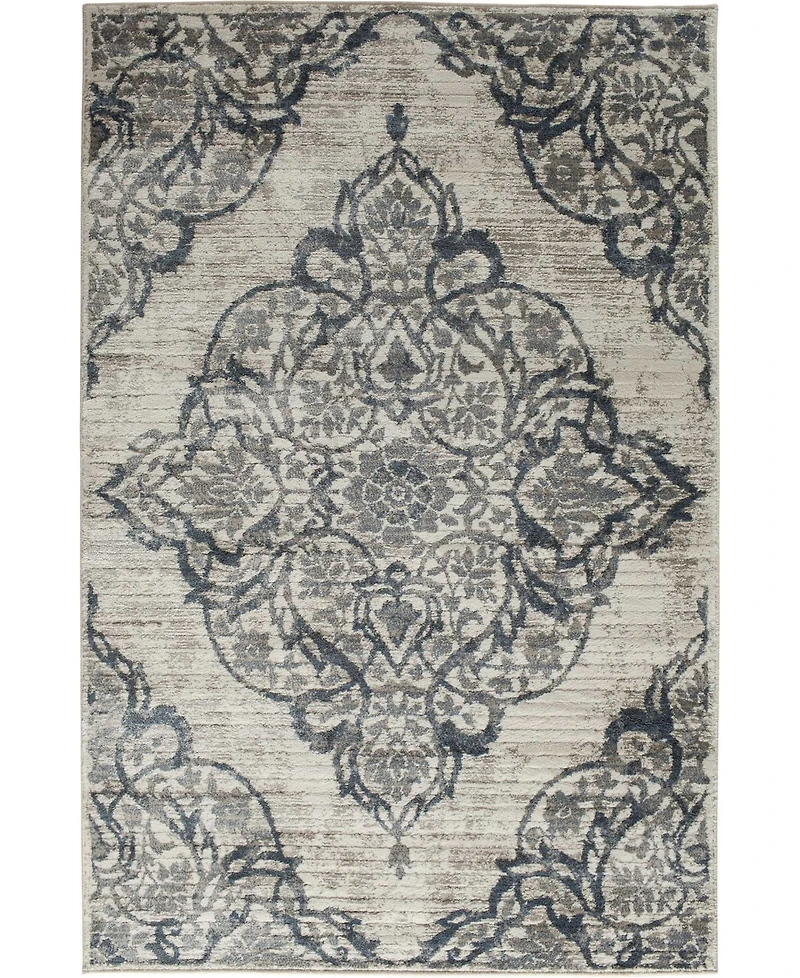 Closeout! Portland Textiles Corfu Benedetta Bone 7'10" x 9'10" Area Rug