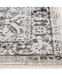 Closeout! Portland Textiles Genova Maja Gray 5' x 7'6" Area Rug