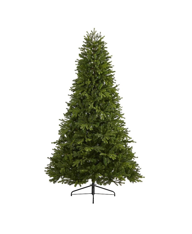 Nearly Natural Washington Fir Artificial Christmas Tree with 600 Clear Lights and 1610 Bendable Branches