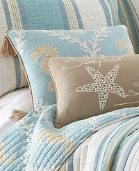 Levtex Kailua Quilted TasselDecorative Pillow, 14" x 18"