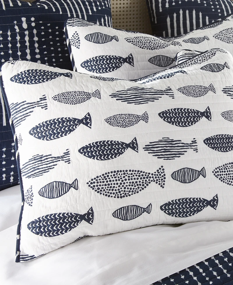 Levtex Bakio Coastal Escape Reversible 3-Pc. Quilt Set, Full/Queen
