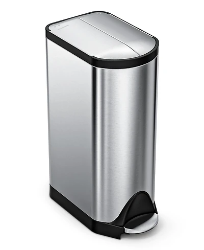 simplehuman 30 Liter Butterfly Lid Step Kitchen Trash Can