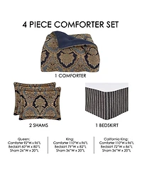 J Queen New York Bristol 4-Pc. Comforter Set