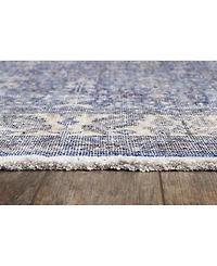 Momeni Helena Hel-4 Blue 2'6" x 8' Runner Rug