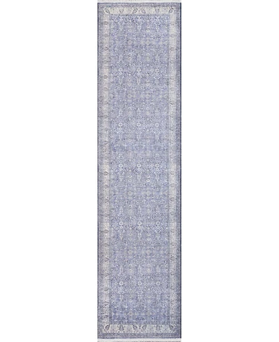 Momeni Helena Hel-4 Blue 2'6" x 10' Runner Rug