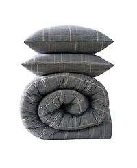 Kenneth Cole New York Sussex Brushed Cotton Flannel Comforter Sets