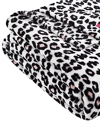 Betsey Johnson Betsey's Leopard Ultra Soft Plush Blanket, Full/Queen