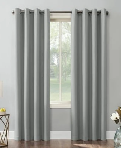 Sun Zero Saxon Energy Saving Blackout Grommet Curtain Panel