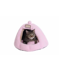 Armarkat pumpkin Like House Cat Bed For Indoor Cats, Tent with Removable Washable Cushioned Pillow C95GFS Soft PInk