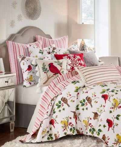 Levtex Joybirds Watercolor Etched Quilt Sets