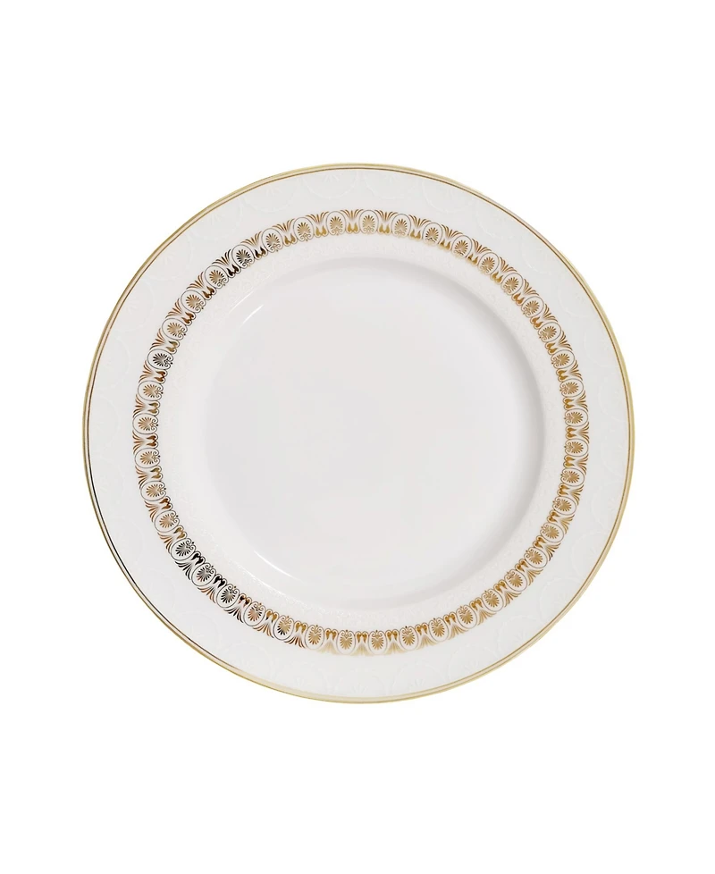 Lorren Home Trends New Bone China 57 Piece Dinnerware Set, Service for 8