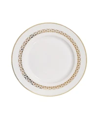 Lorren Home Trends New Bone China 57 Piece Dinnerware Set, Service for 8