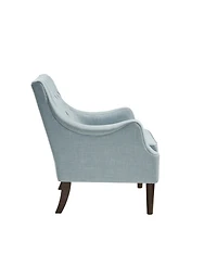 Madison Park Qwen 33.5" High Button Tufted Accent Chair