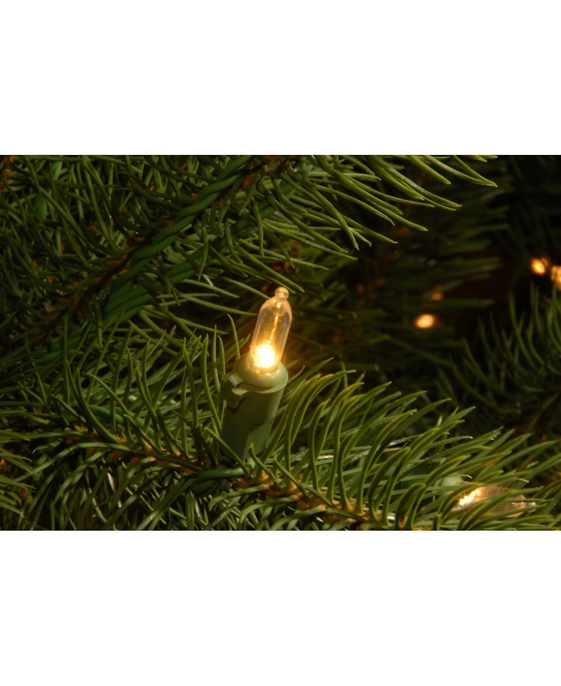 National Tree 10' "Feel Real" Down Swept Douglas Fir Hinged Tree with 1000 Low Voltage Dual Led Lights