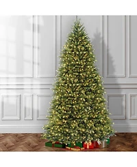 National Tree Company 10' Dunhill Fir Tree with 1200 Dual Color Led Lights and PowerConnect