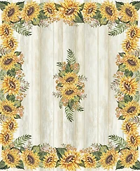 Laural Home Sunflower Day 70x84 Tablecloth