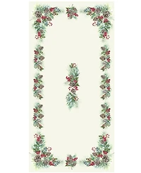 Laural Home Winter Garland Tablecloth - 70"x 144"