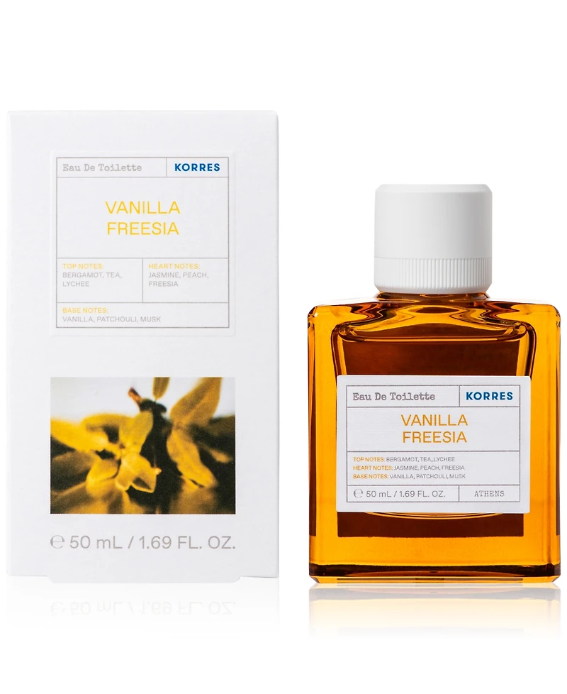 Korres Vanilla Freesia Eau de Toilette, 1.69-oz.