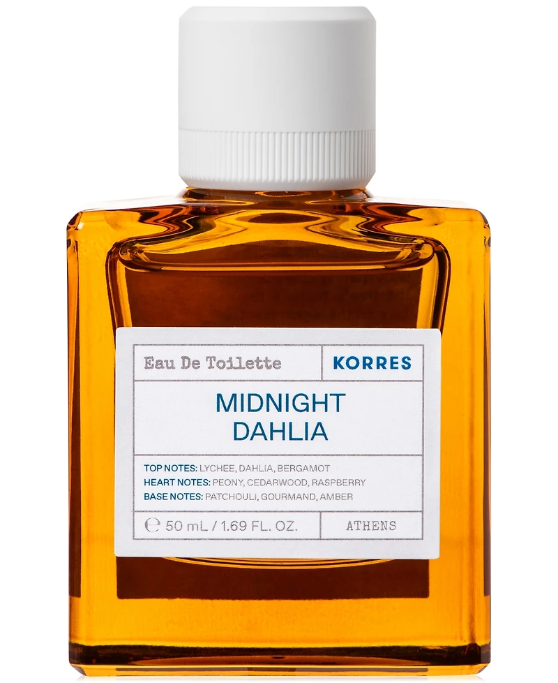 Korres Midnight Dahlia Eau de Toilette, 1.69-oz.